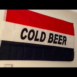 Cold Beer Flag Tapestry